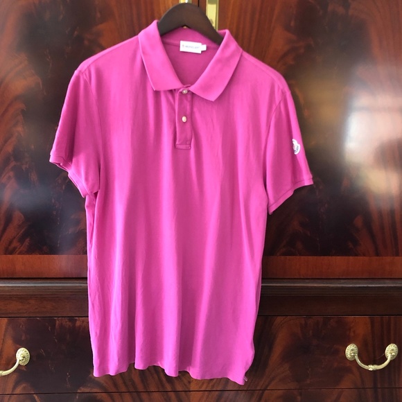 pink moncler polo mens